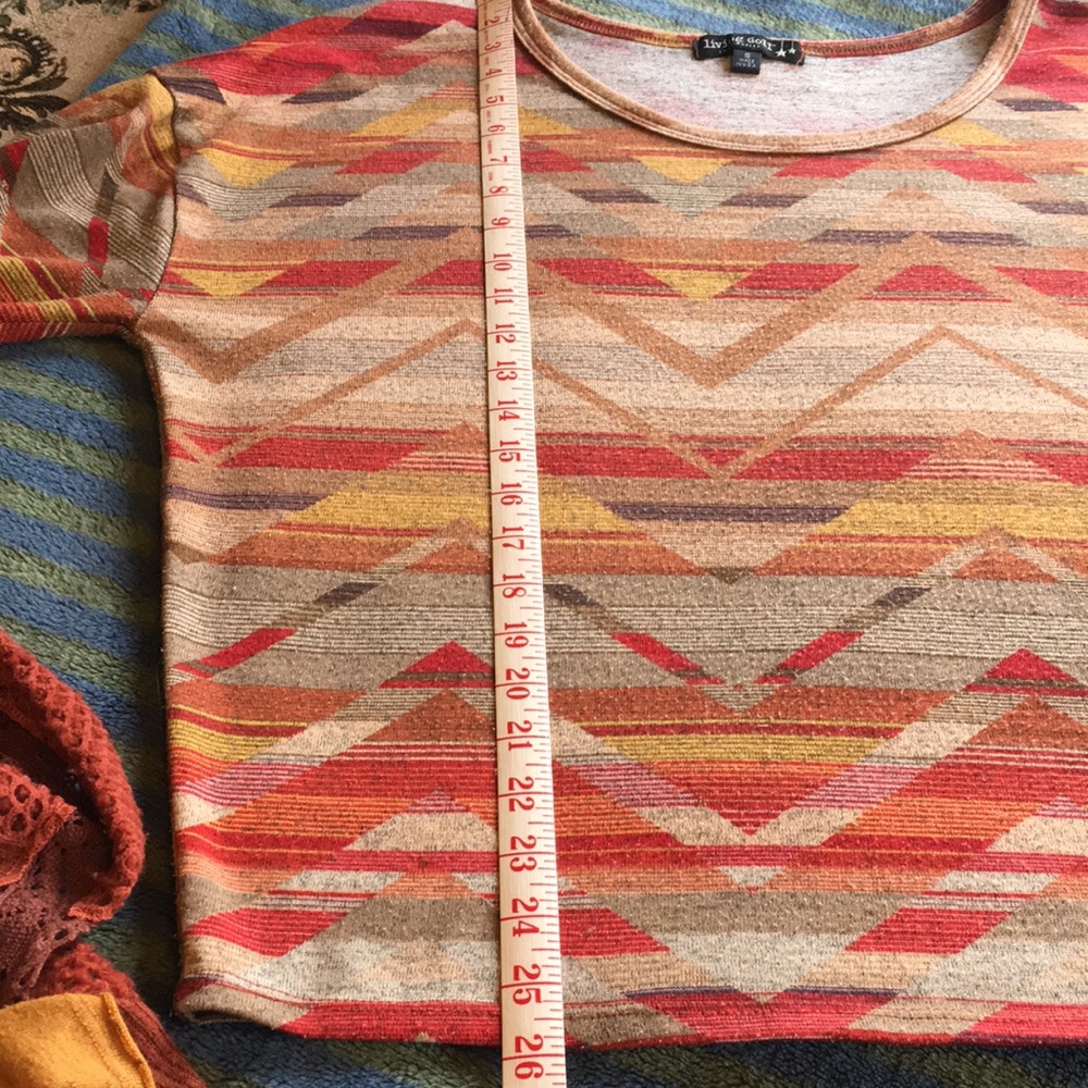 Buckle Nic & Mo Rusty Reconstructed Boho Cardigan - Picture 13 of 16